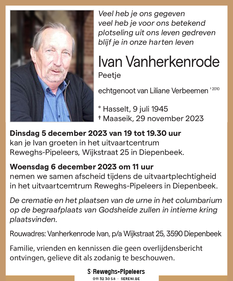 Vanherkenrode Ivan