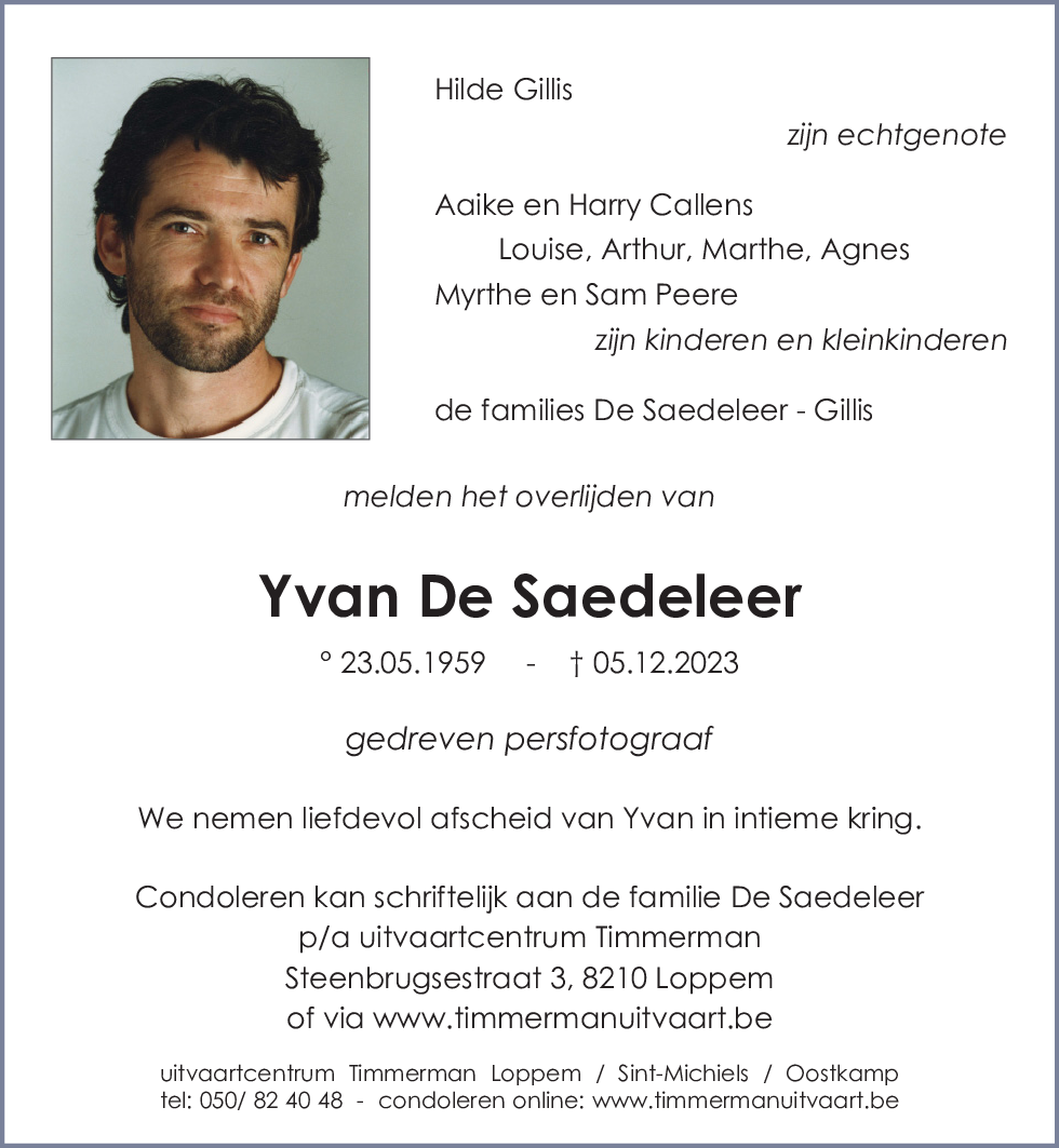 Yvan De Saedeleer