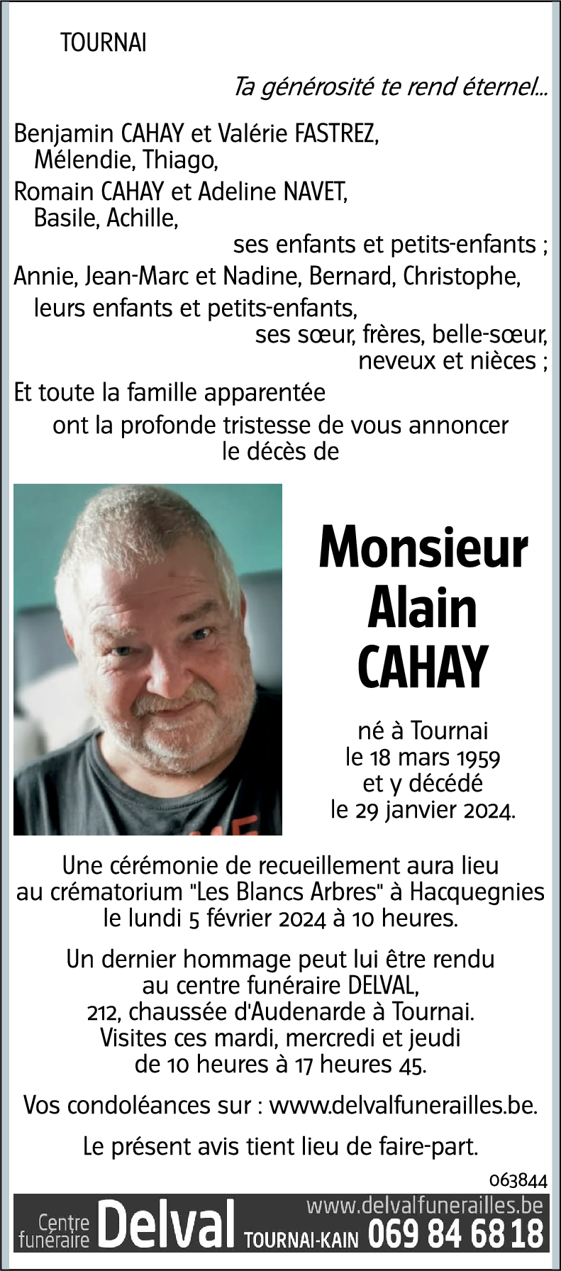 Alain CAHAY