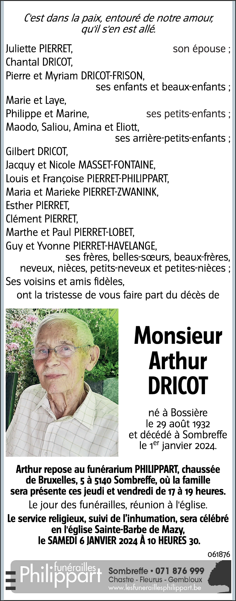 Arthur DRICOT