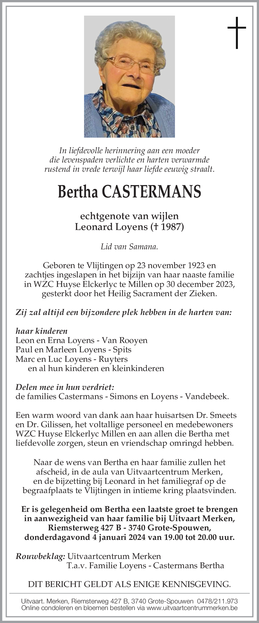 Bertha Castermans