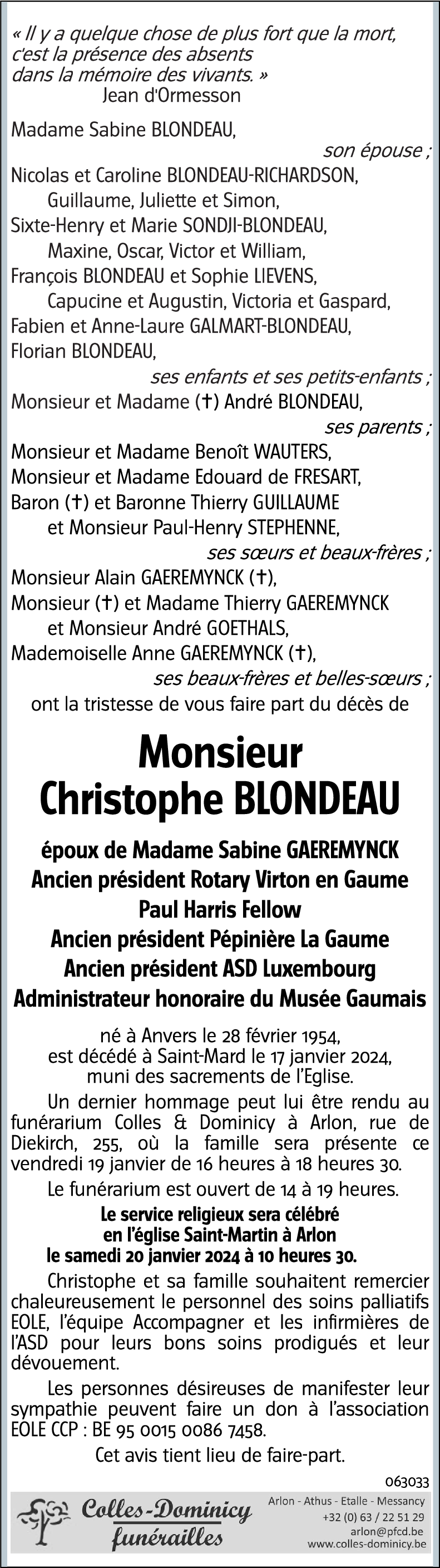 Christophe BLONDEAU