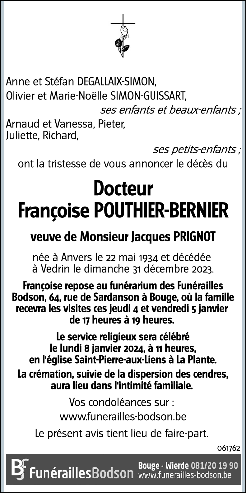 Françoise POUTHIER-BERNIER