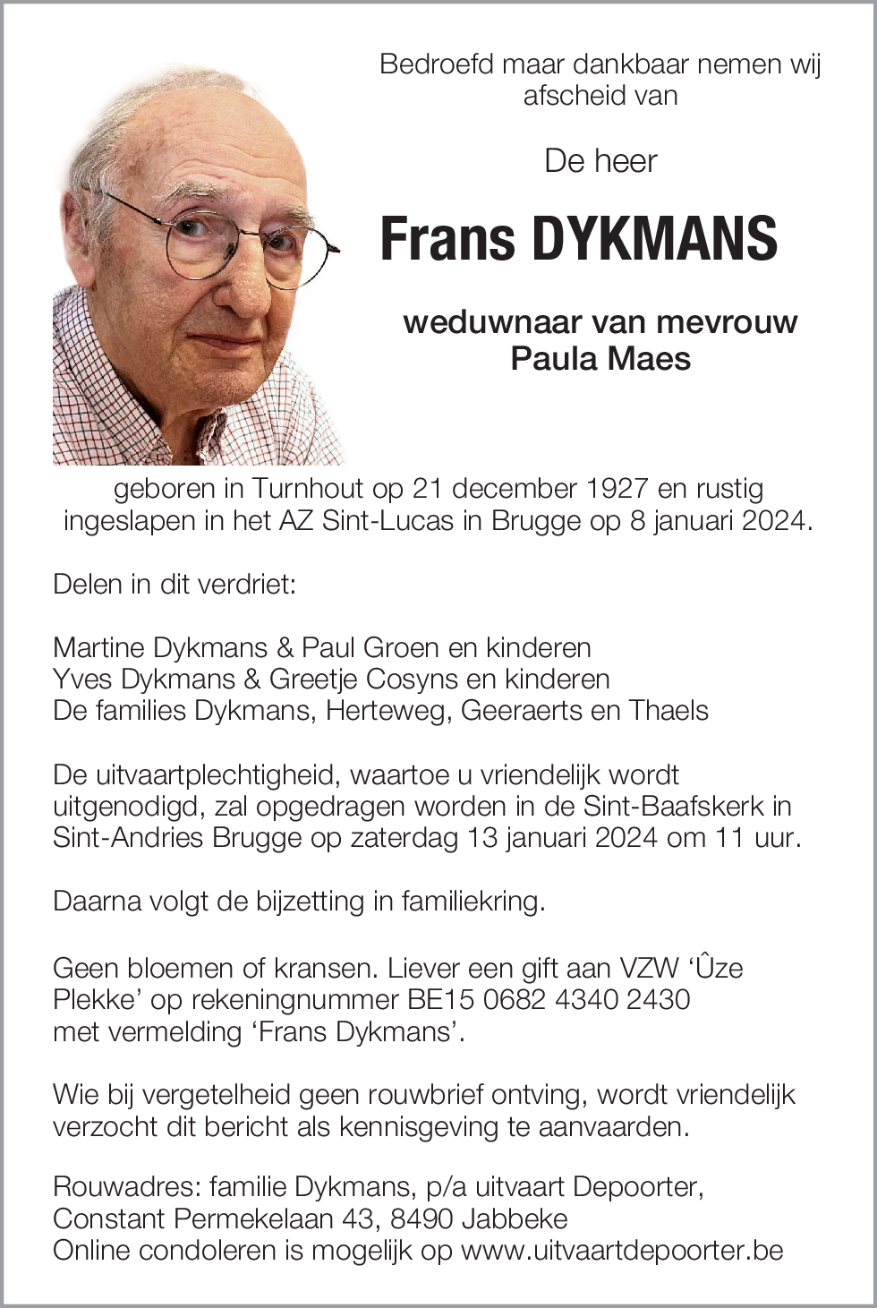 Frans Dykmans