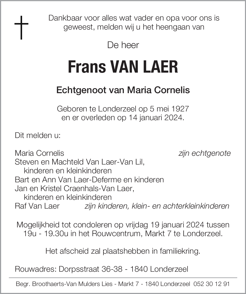 Frans Van Laer