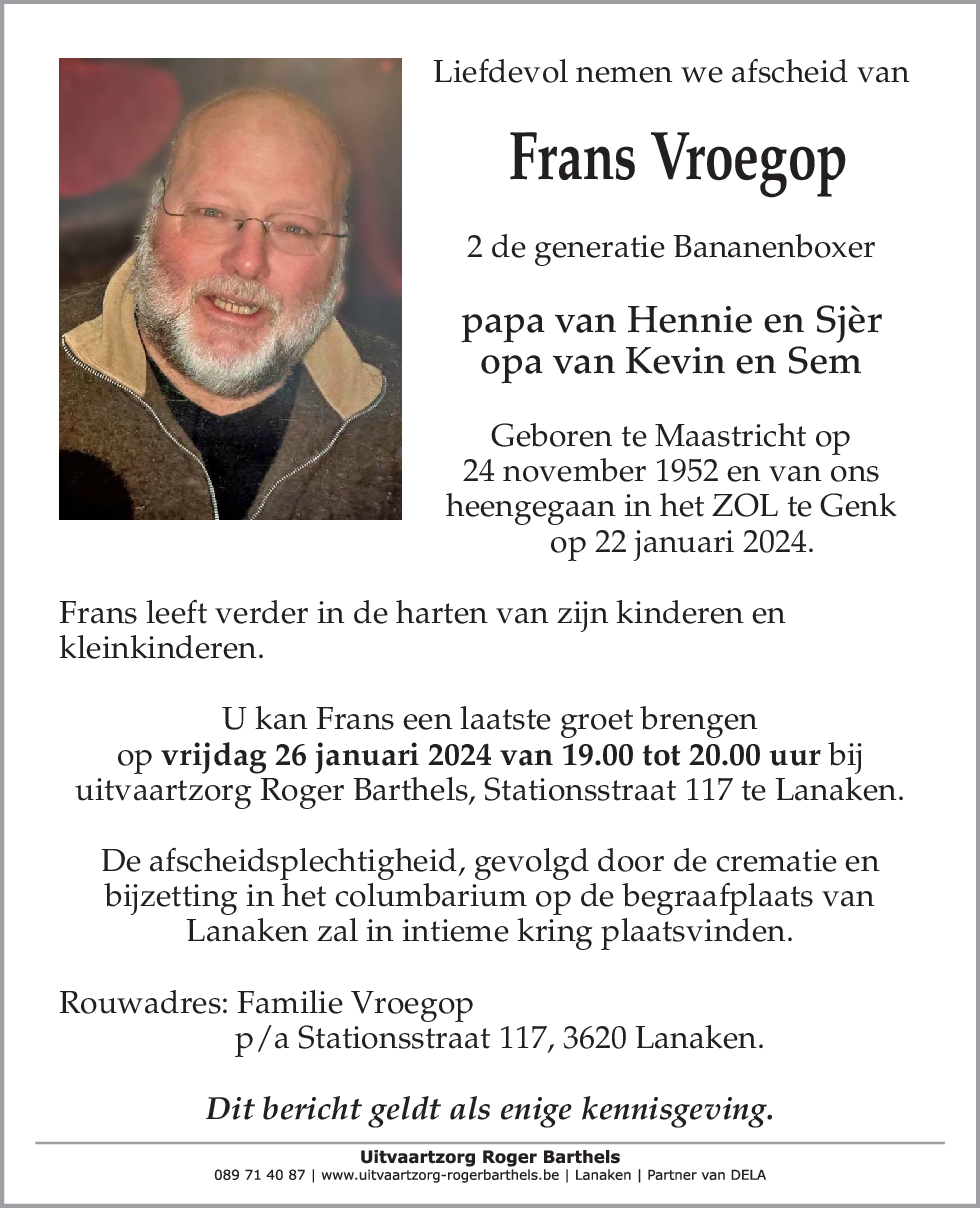 Frans Vroegop