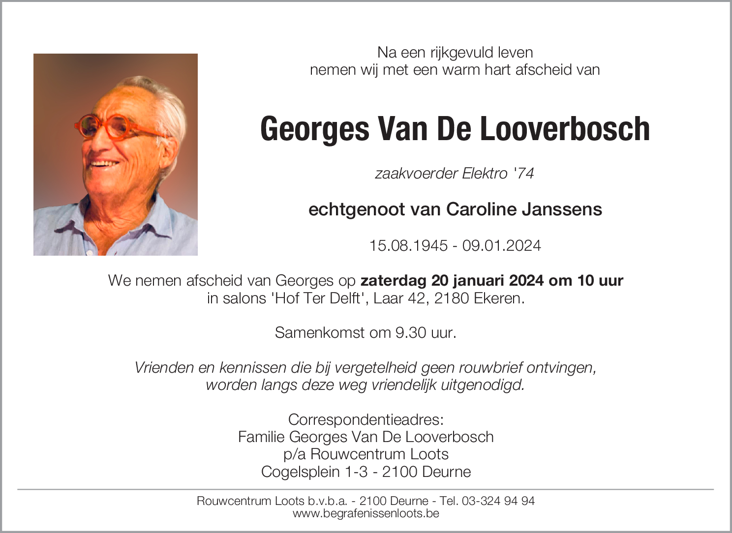 Georges Van De Looverbosch