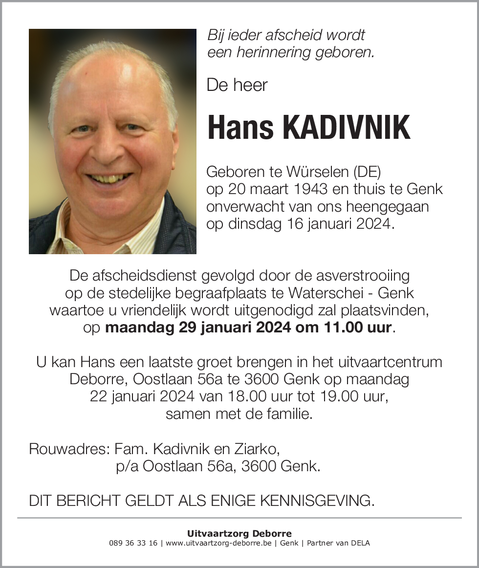 Hans Kadivnik