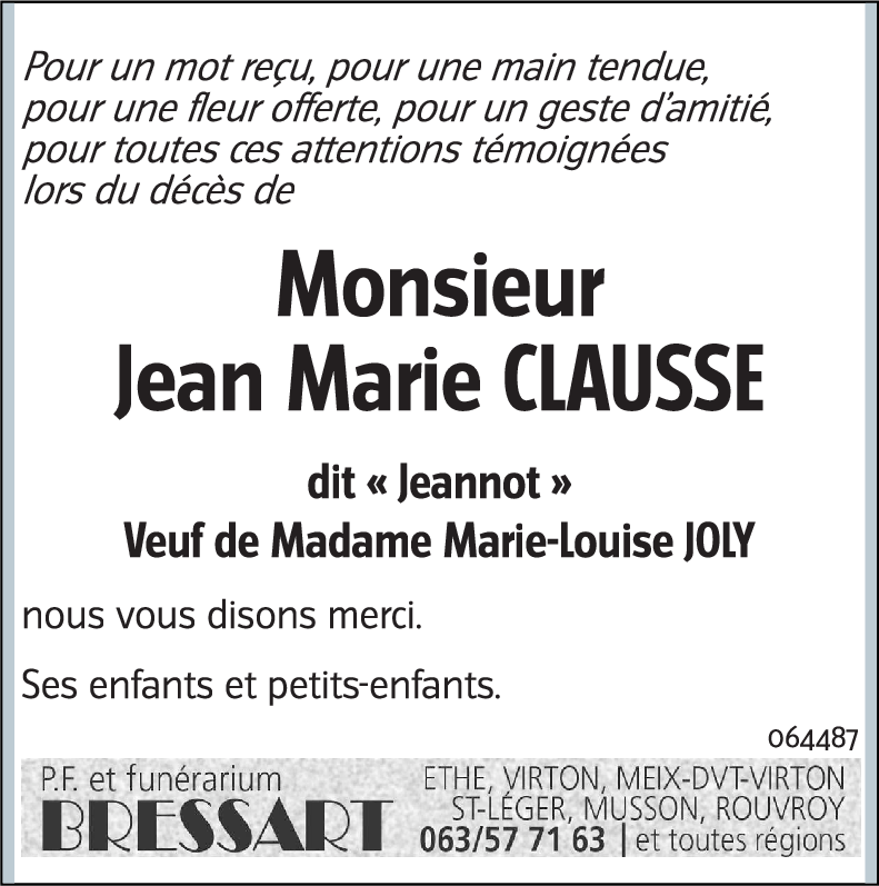 Jean Marie CLAUSSE