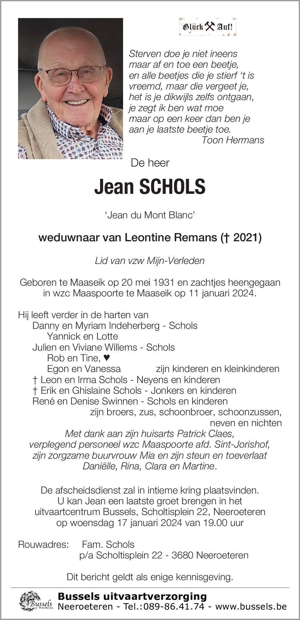 Jean SCHOLS