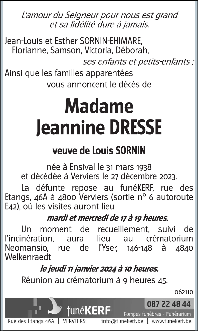 Jeannine DRESSE