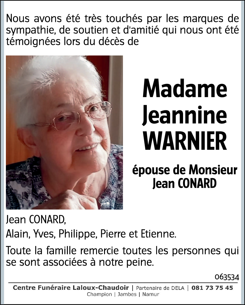 Jeannine WARNIER