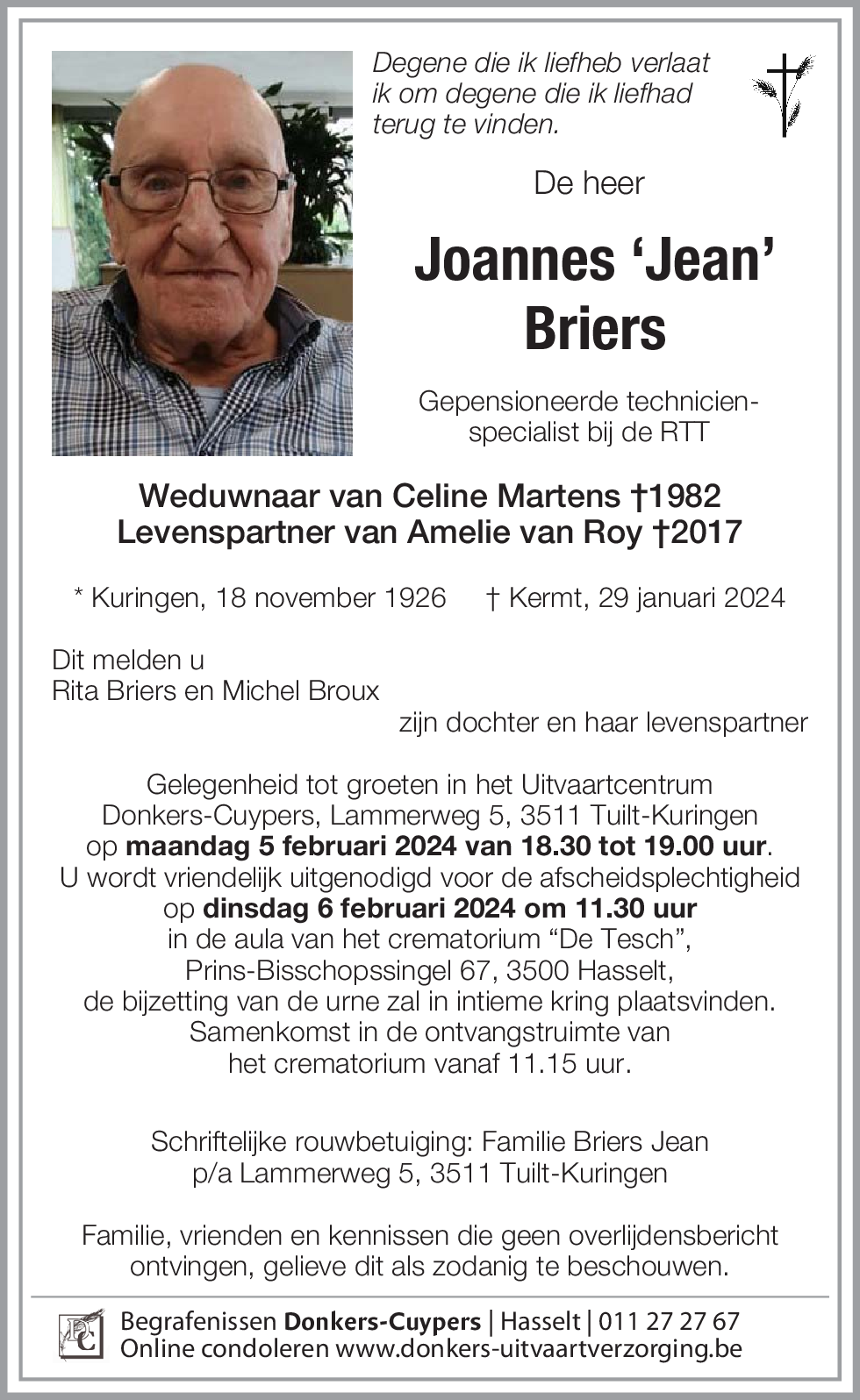 Joannes ‘Jean’ Briers