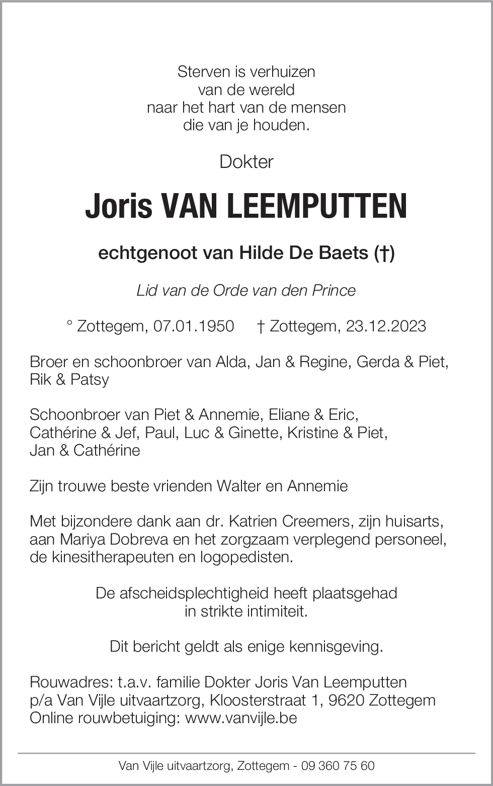 Joris Van Leemputten