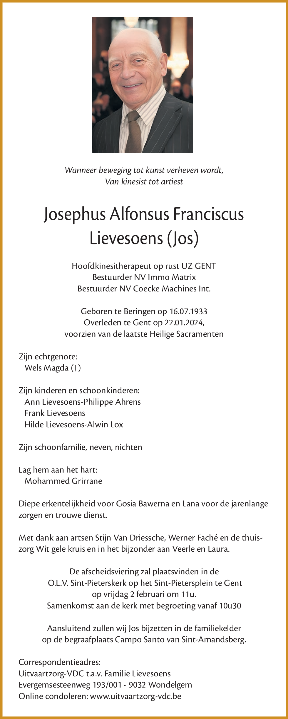 Jos Lievesoens