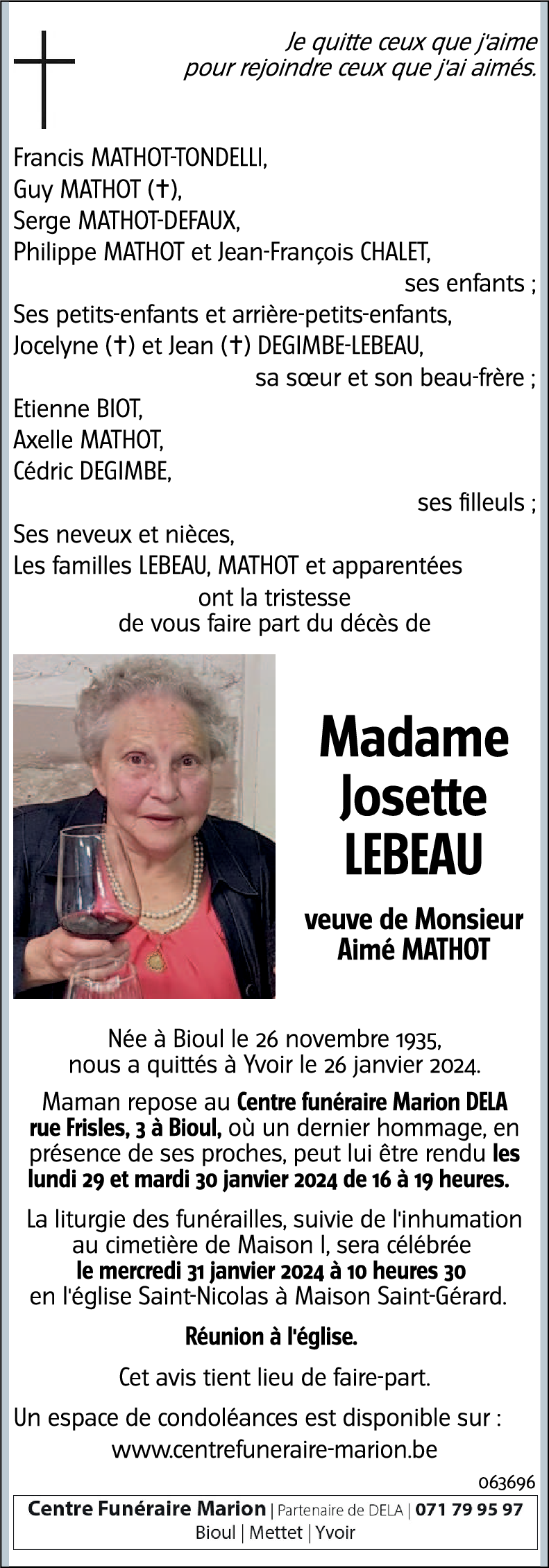 Josette LEBEAU