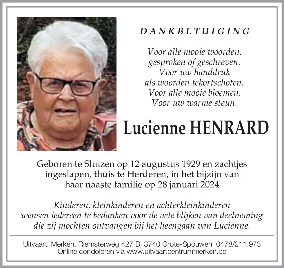 Lucienne Henrard