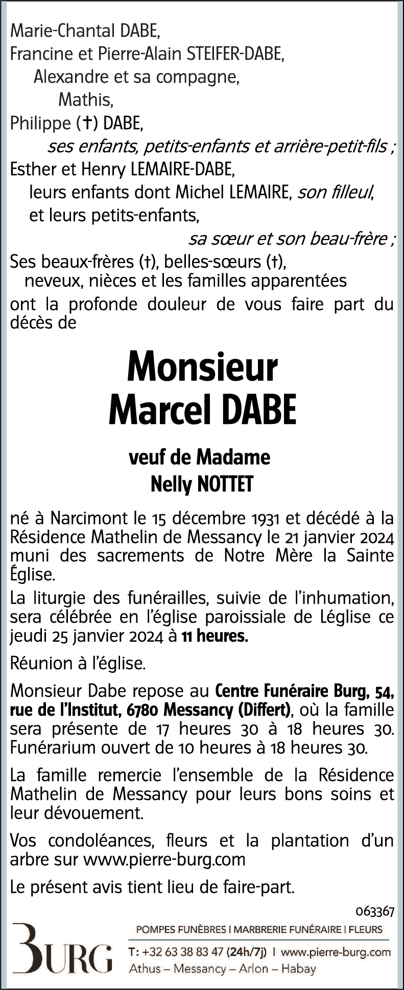 Marcel DABE