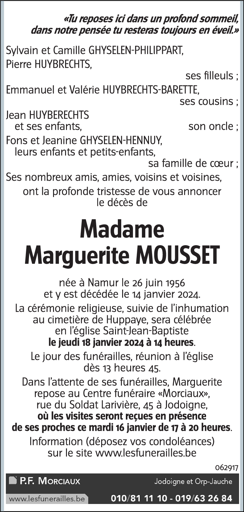 Marguerite MOUSSET