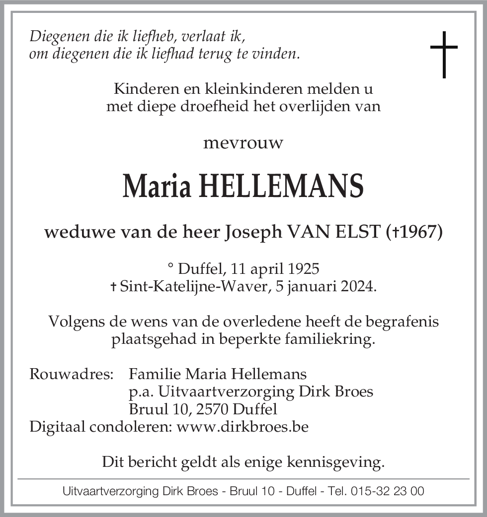 Maria Hellemans