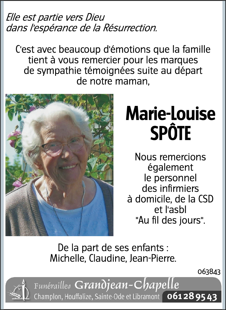 Marie-Louise SPOTE