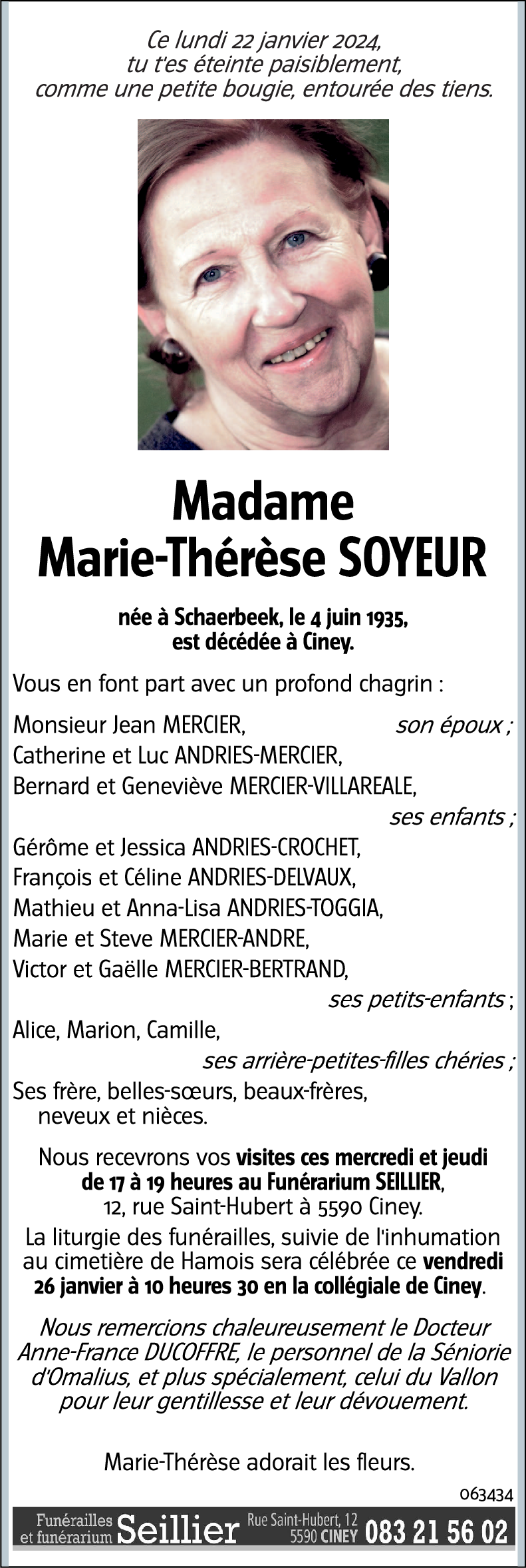 Marie-Thérèse SOYEUR