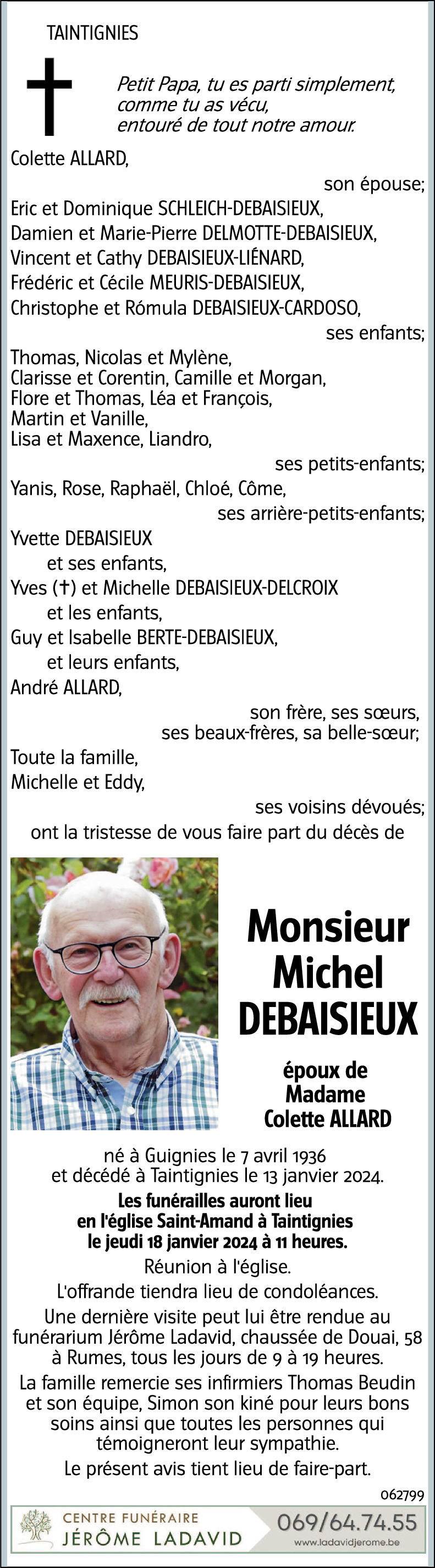 Michel DEBAISIEUX