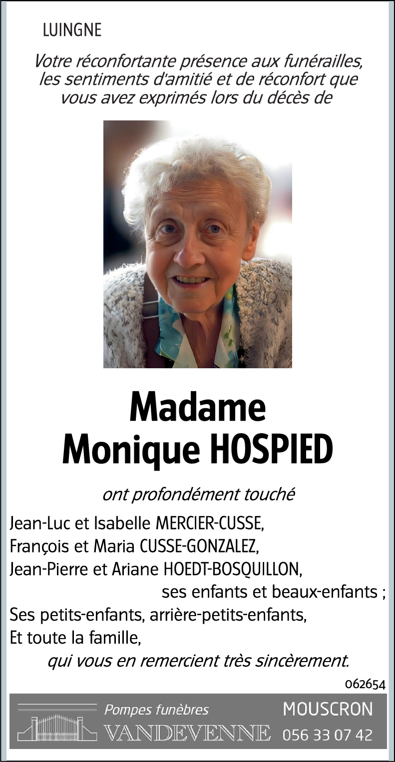 Monique HOSPIED