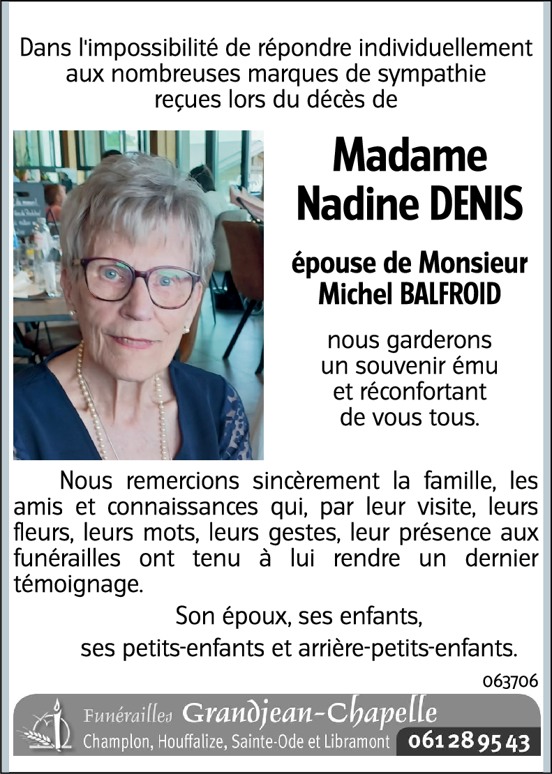 Nadine DENIS