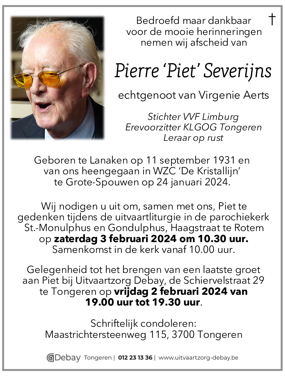 Pierre ‘Piet’ Severijns