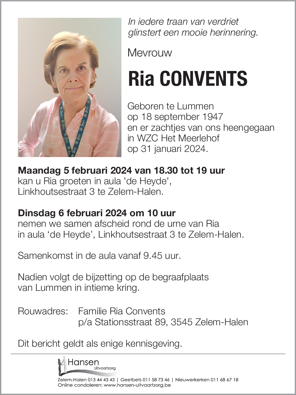 Ria CONVENTS