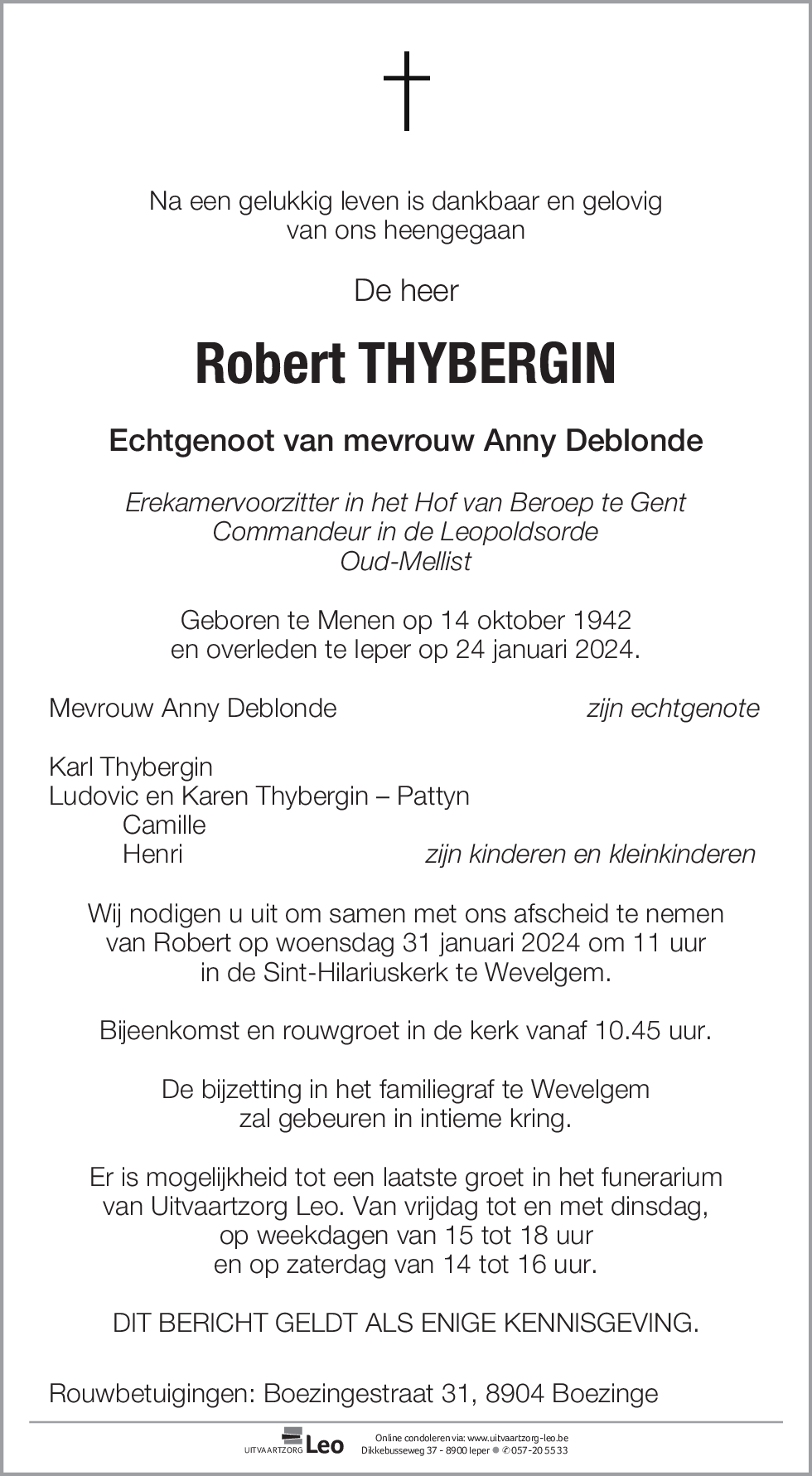 Robert Thybergin