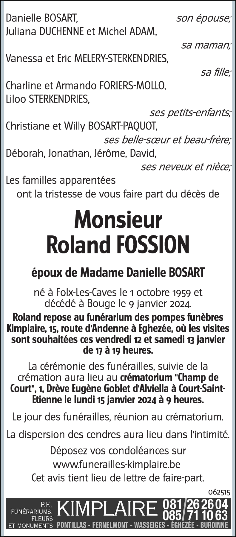 Roland FOSSION