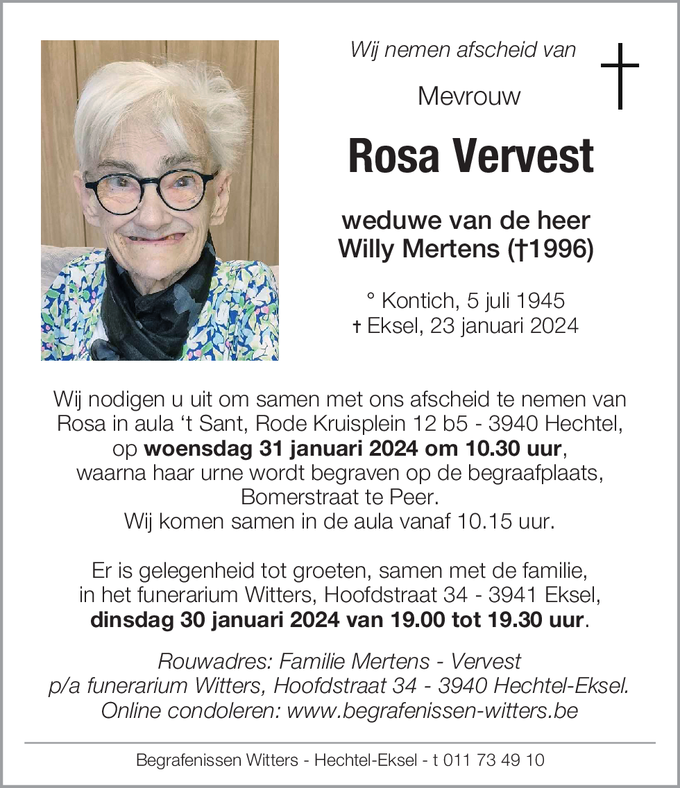 Rosa Vervest