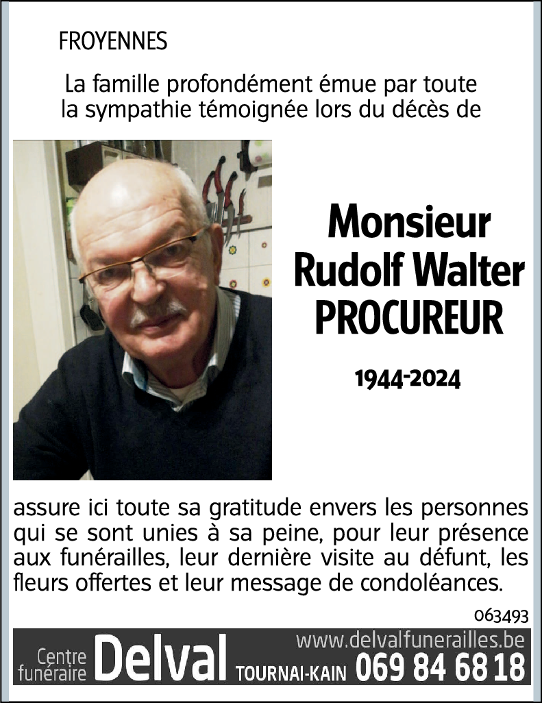 Rudolf Walter Procureur.