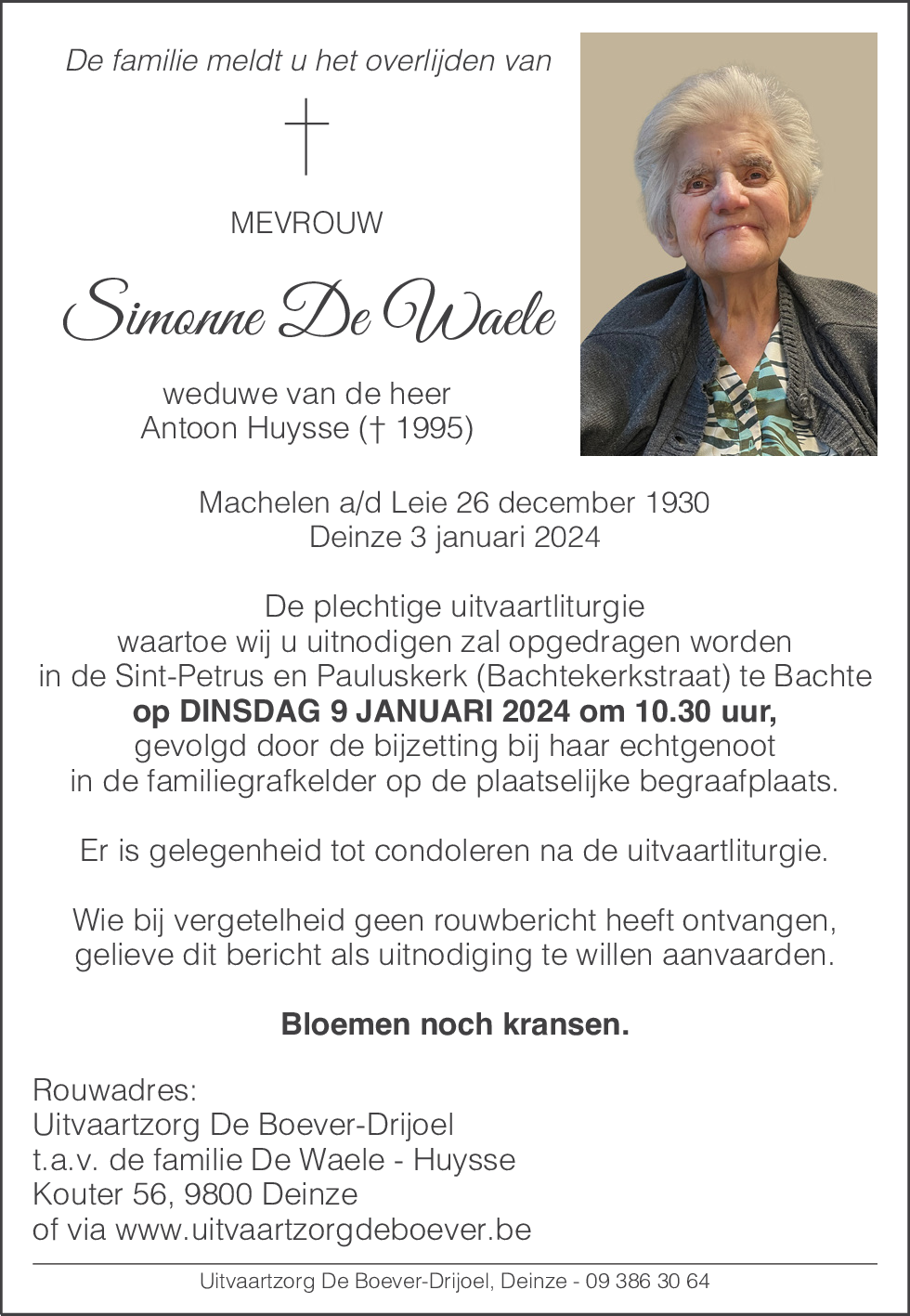 Simonne De Waele