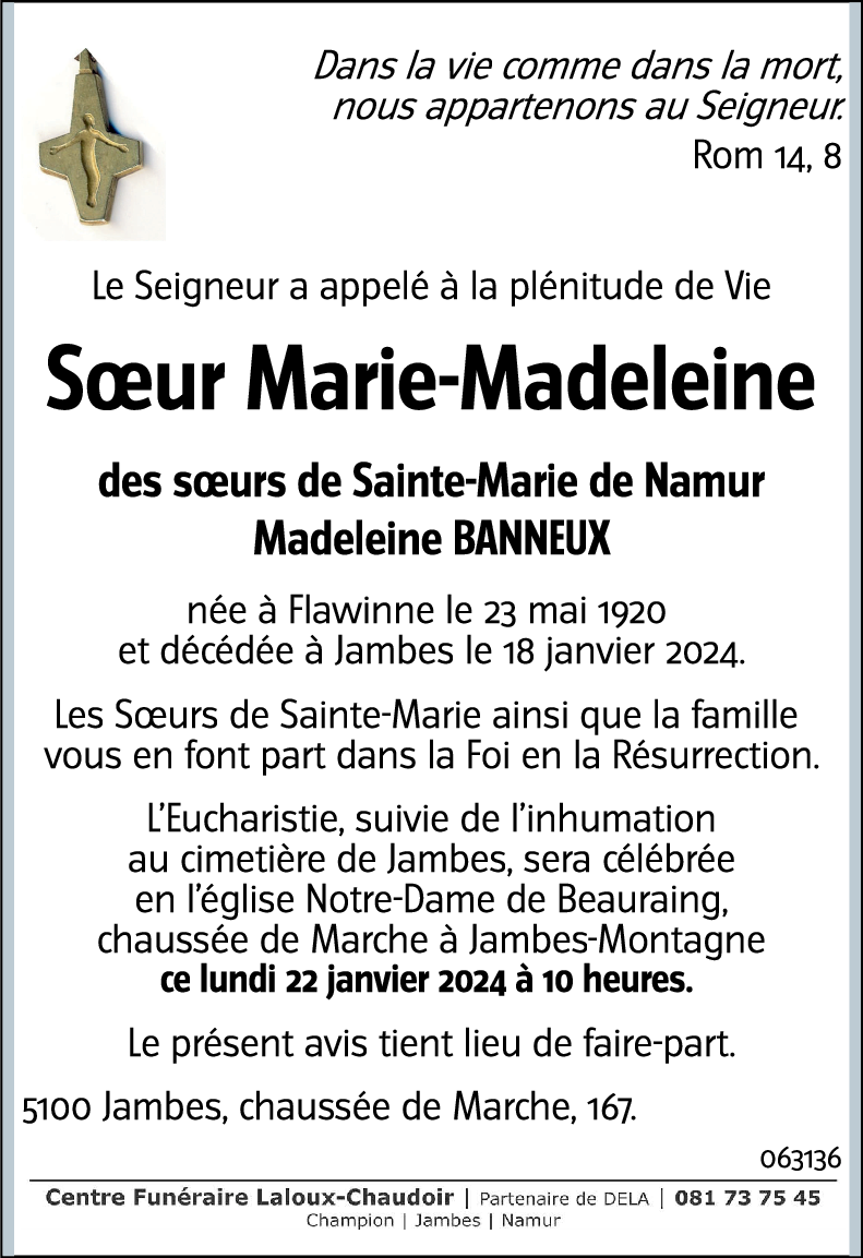 Soeur Marie-Madeleine