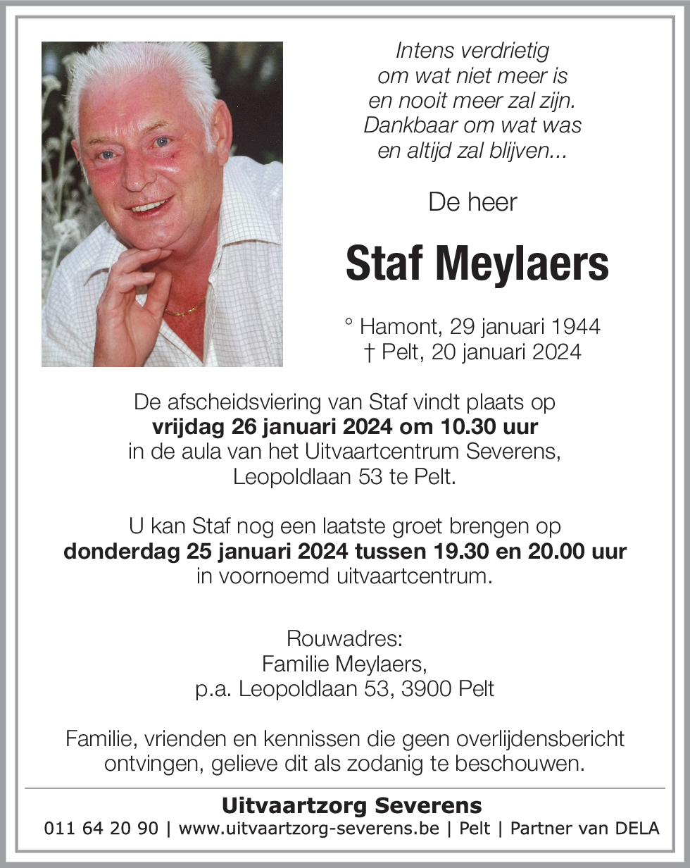 Staf Meylaers