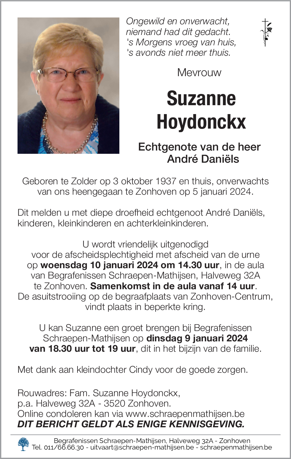 Suzanne Hoydonckx