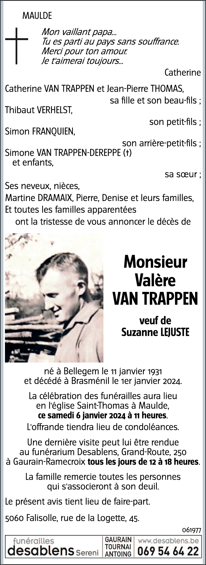 Valère VAN TRAPPEN