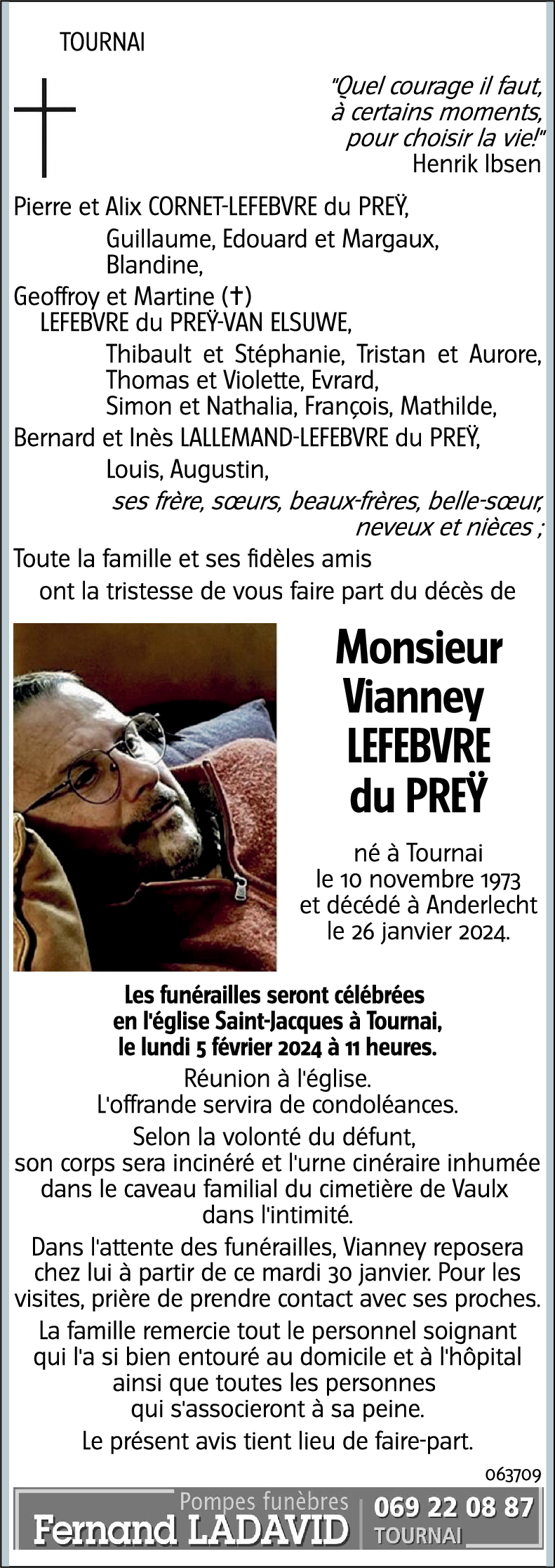 Vianney LEFEBVRE du PREY