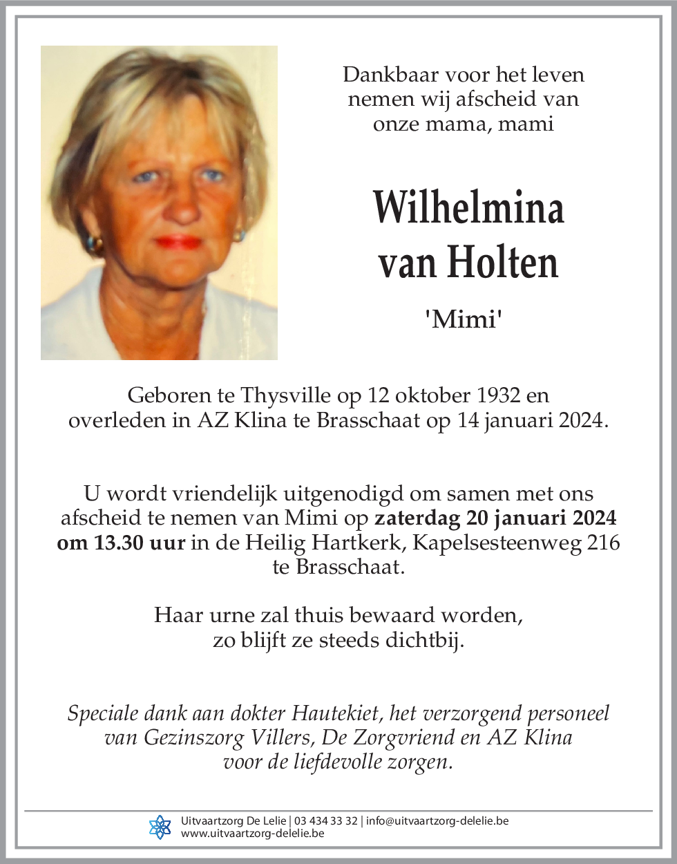 Wilhelmina van Holten