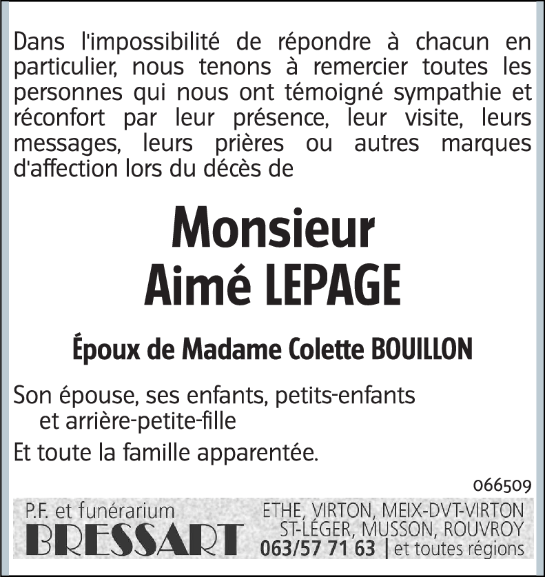 Aimé LEPAGE