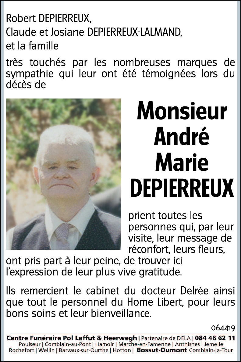 André Marie DEPIERREUX