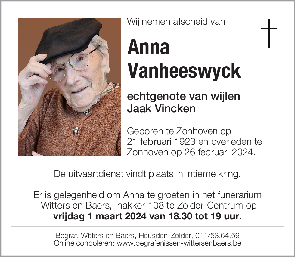 Anna Vanheeswyck