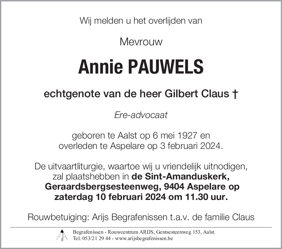 Annie Pauwels