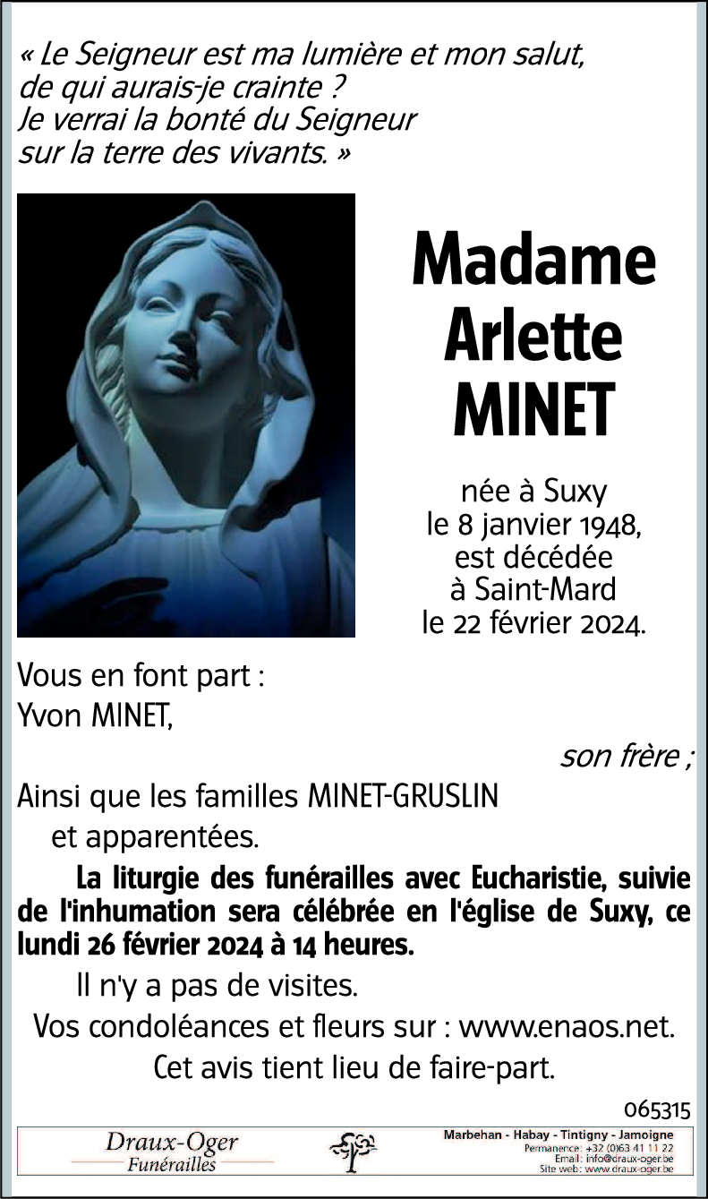 Arlette MINET