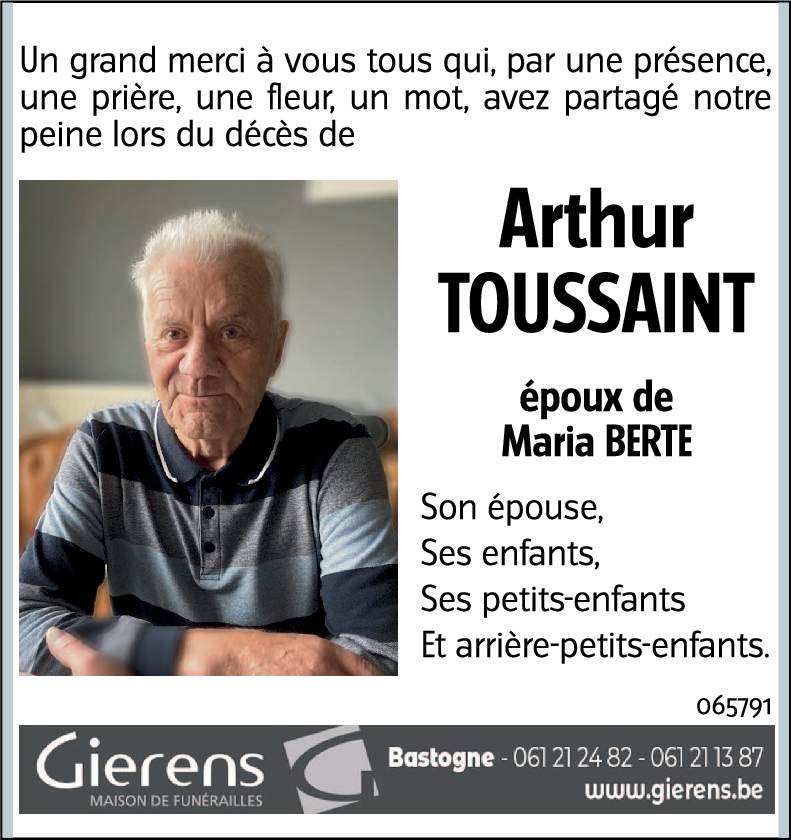 Arthur TOUSSAINT