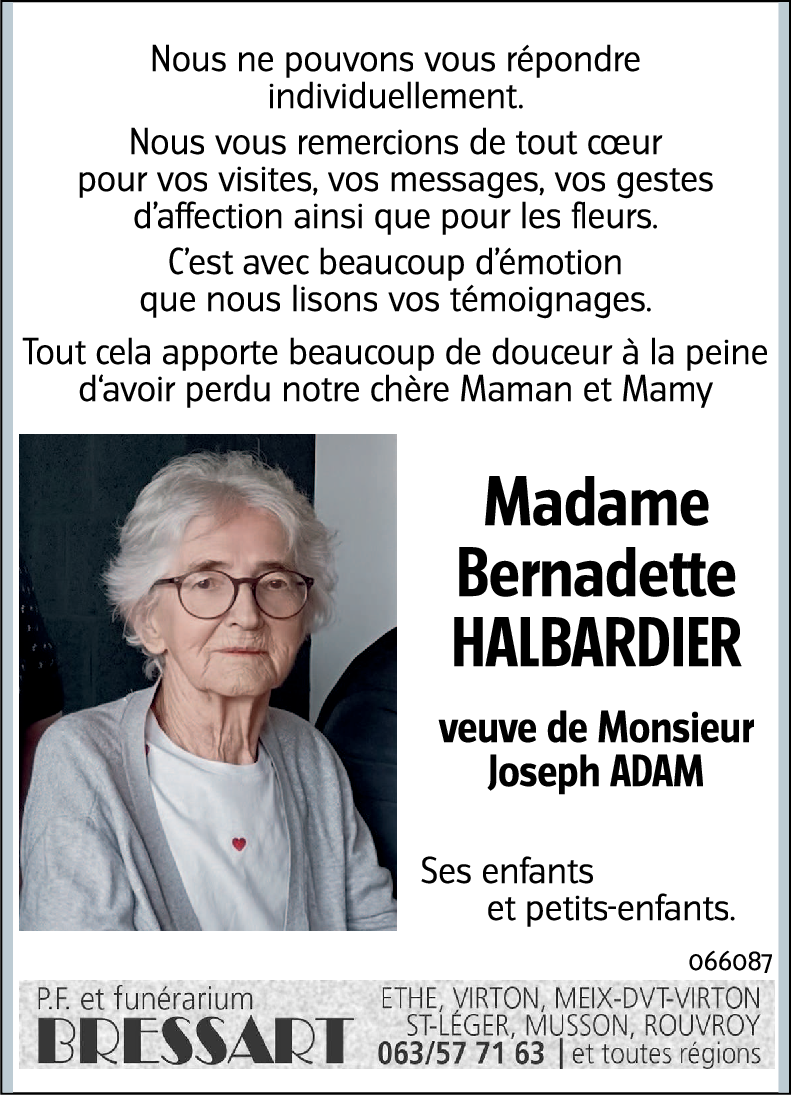 Bernadette HALBARDIER