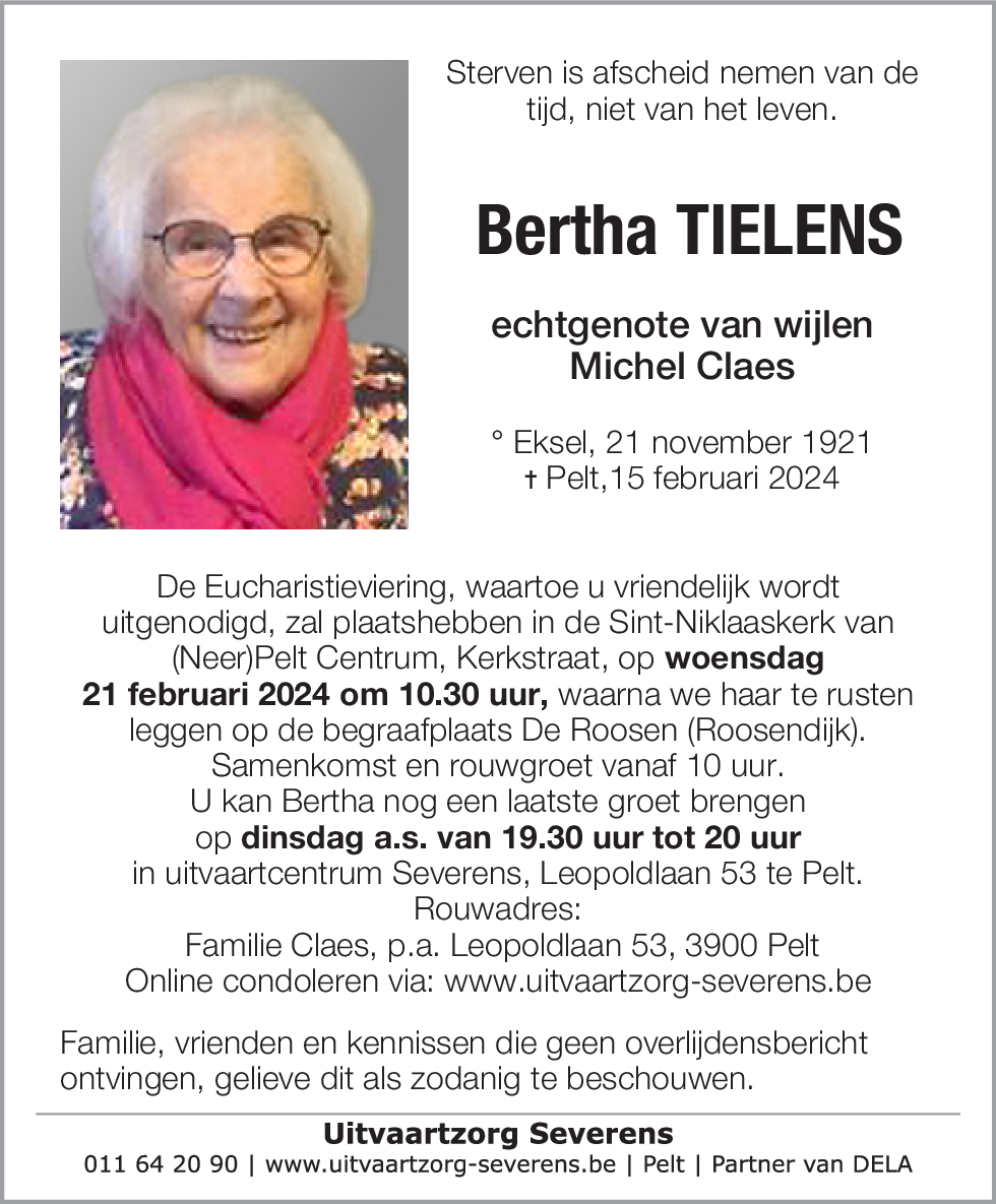 Bertha Tielens